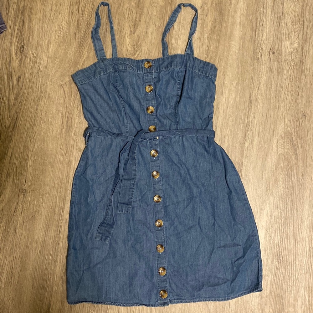 Denim looking dress